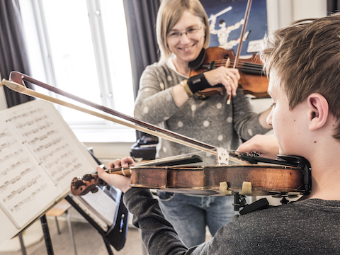 Violin lektioner